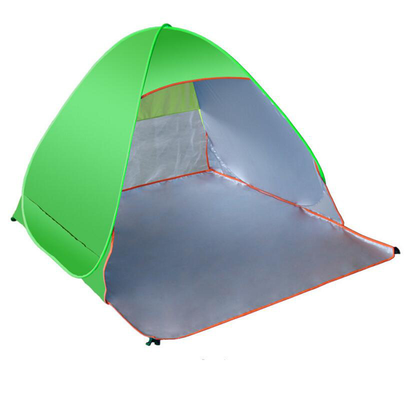 Outdoor Beach Tent Sun Shade Automatic Pop up Waterproof Family Tent