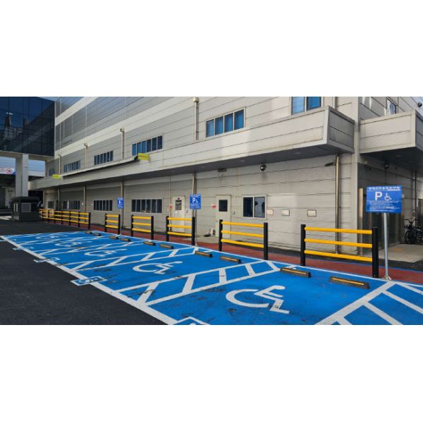 Flexible Pedestrian Barrier Anti-Collision Guardrails Warehouse Safety Barrier Traffic Guardrails