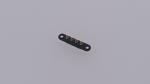 Spring Loaded 1x4P Magnetic Pogo Connector Panel Mount Pitch 2.54mm