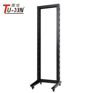 Wholesale 2 Post Network Equipment Rack Open Frame Spcc Cold Rolled Steel Material from china suppliers