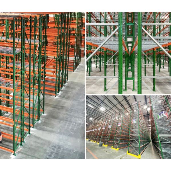 Single Depth Heavy Duty Pallet Rack Selective Pallet Rack Beam Racking