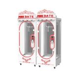 Jumbo Arcade Claw Crane Toy Vending Doll Catching Machine Pink Date for Kids