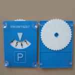 Universal Car PS Waterproof Parking Disc at with High Temperature Resistance