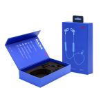 Customized logo Luxury Cardboard Magnetic Wireless Headphone Packaging Box with