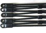 7x19 Black Oxide Wire Rope Stainless Steel 304 Cable Net Aviary Mesh 80x80mm