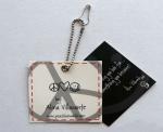Eco Friendly Custom Clothing Labels Paper Company Tags For Clothing With Ball