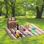 Hap Tim Picnic Backpack Cooler for 4 Person with Insulated Leakproof Cooler Bag,