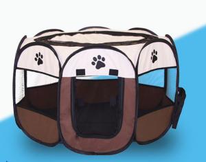 Wholesale 114cm 58cm Dog Pen Fence Panels Breathable Octagonal With Carrying Bag from china suppliers
