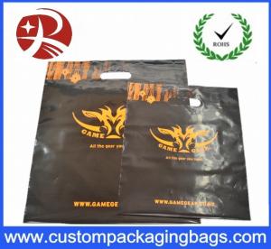 Promotional Die Cut Handle Plastic Recycled Shopping Bags For Packing
