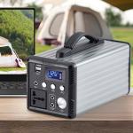 Portable Power Station 500Wh LiFePO4 Battery Backup 500W AC Outlets Solar