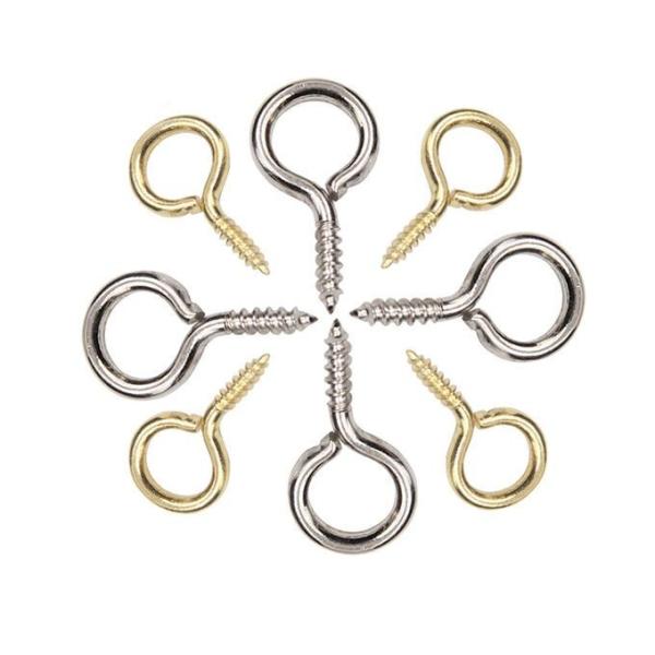 6 Inch Wood Screw Thread Eye Bolts Wind / Weather Resistant Architectural