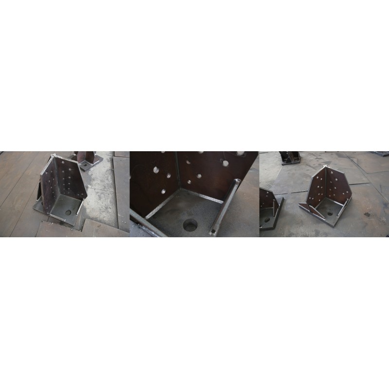 Weld The Base Of Transmission Towers Use Cnc Tower Foot Welding Robot 2pcs Worktables