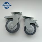 Swivel 125mm Castor Wheels Stem Mount Casters For Hospital Bed