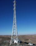 Four-Column Angle Steel Tower With Lightning Protection Device
