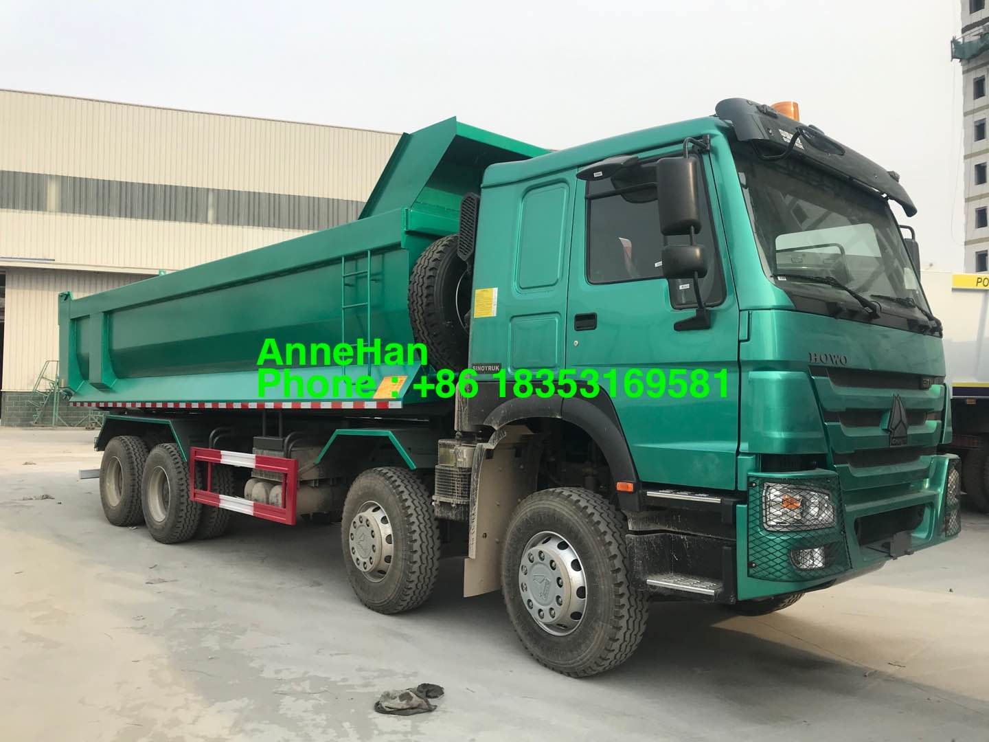 371hp Mid Lifting 20M3 40T Euro 2 Ghana Dump Truck