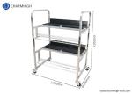 Storage Feeder Cart For FUJI NXT Electric SMT Feeder Trolley Aluminum Alloy SS
