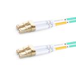 1m (3ft) Duplex OM3 Multimode LC UPC to LC UPC PVC (OFNR) Fiber Optic Cable