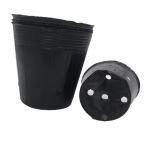 wholesale plasti black soft pot for garden germination pot