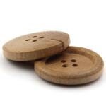 Winter Sweater Coloured Wooden Buttons 12L 14L 16L 18L Good Wear Resistance
