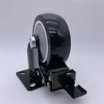 5 Inch Swivel Medium Duty Caster Wheels With Brake TPE Trolley Castor