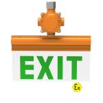 Tempered Glass 6W 0.5W Explosion Proof LED Exit Sign Hazardous Area lighting