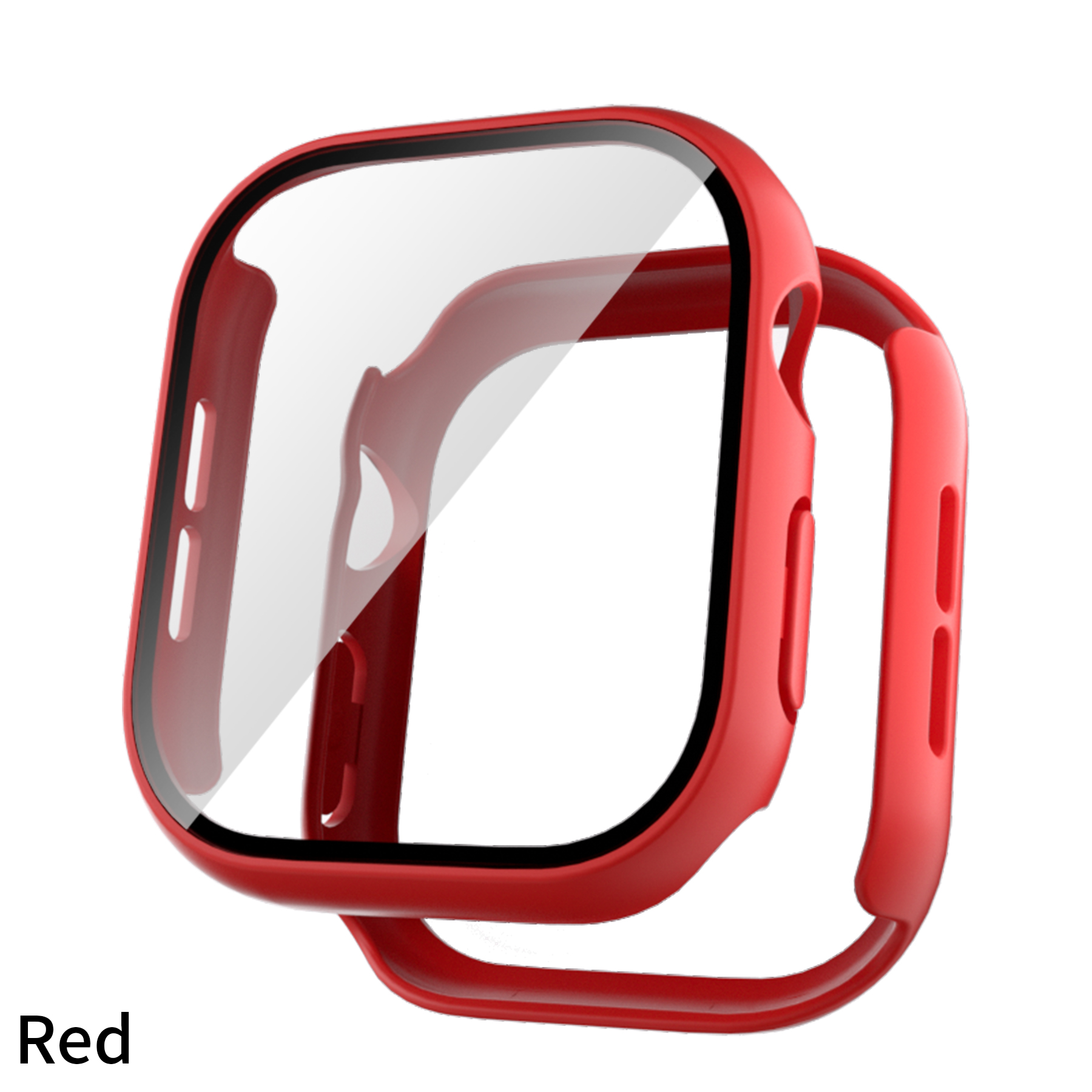 Eraysun Oil-sprayed Shell Film Integrated Watch Cover Case for Apple Watch Series10 42mm 46mm Protector Snartwatch Case