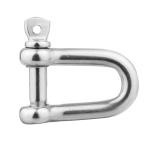 Polished Stainless Steel 304/316 Screw Pin D Shackles European Type for Rigging