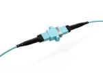 MPO MTP Flange FTTH Adapter With Plastic Housing