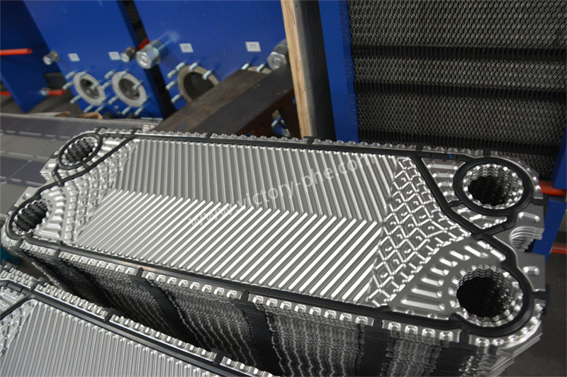 Nickel ALFA Heat Exchanger Plate Chevron Plate Pattern