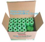Branded dog poop bags / pet waste bag / bags on roll, dog waste bags and