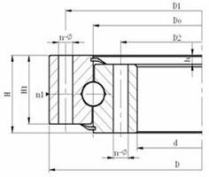 Wholesale Slewing bearings Single-Row 4 Point Contact Ball Slewing Ring Bearing HSW.30.880 from china suppliers