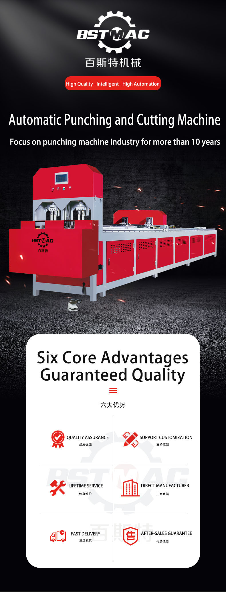 0.75KW Round Square Rectangle Hydraulic Tube Punching Machine With Cutting System