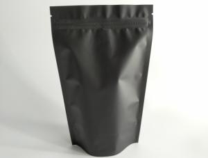 Wholesale Matt Black Stand Up Pouch Bags 250g 500g 140 Micron Thickness Customized Print Logo from china suppliers