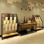 Scarf / Towel Shop Display Showcase Moveable Multi Storey Portable Shelf