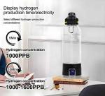 Best Portable 1L Sport Hydrogen Rich Alkaline Water Bottle Generator SPE PEM New