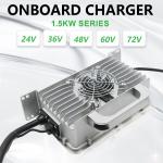 Fast Charger SMT-1.5Kw 36V 25A CAN/Enable For EV Car Or Motorcycle Electric