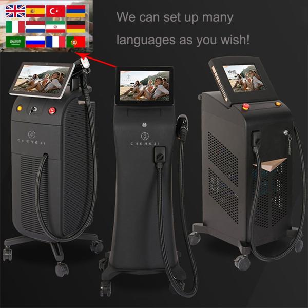 808 Diode Laser Hair Removal Machine 755nm 808nm 1064nm Diode Laser Equipment