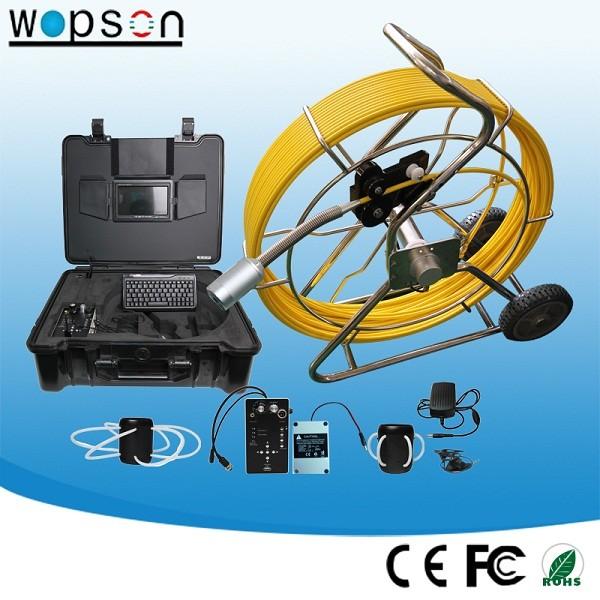 9 inch monitor, 50mm video camera for tube inspection with meterage