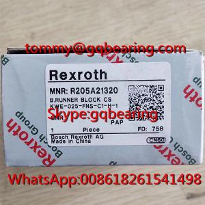 Wholesale Carbon Steel Material Rexroth R205C71320 Runner Block KWE-030-SNS-C1-H-1 Ball Rail RunnerBlock from china suppliers