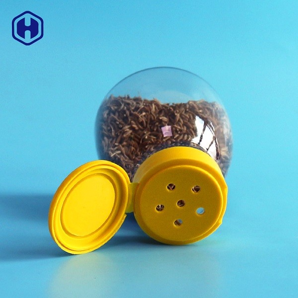 Screw Cap PET Plastic Spice Jar 7OZ 200ML Customized Size And Color