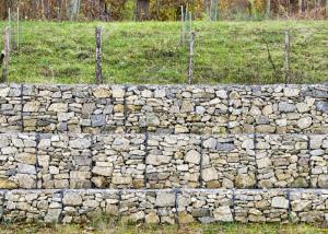 Wholesale Hot Dipped Galvanized Welded Mesh Gabion Stone Basket For Landscape Construction from china suppliers