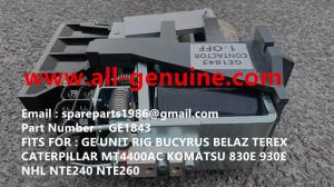 Wholesale GE1843 CONTACTOR KOMATSU GE TEREX UNIT RIG BUCYRUS MT4400AC MT5500 MT3600 NTE240 NTE260 NHL DUMP TRUCK HAULER MINING from china suppliers