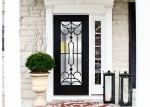 Neither painting on stained glass nor its assembly with grooved strips of