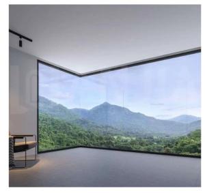 Wholesale Soundproof Panoramic Aluminum Fixed Window Triple Glazed For Living Room from china suppliers
