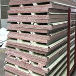 corrugated roofing 0.326mm steel sheet 50mm TPS sandwich roof panel for worker