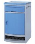 All Plastic Structure Hospital Bedside Medical Drawer Cabinet