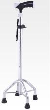 Wholesale Aluminum Adjustable Walking Sticks Four - Legged Knee Crutch For Elderly 0.6kg from china suppliers