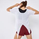 New Arrival Women Short Sleeve Body Shaping Cool Dry Exercise Running Sports T