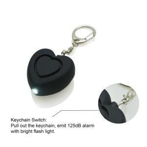 Wholesale 130dB Personal Security Alarms 40.5*23.5mm Emergency Keychain LED Light Self Defense Alarms from china suppliers