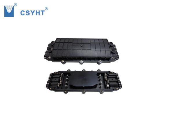 Horizontal Type Fiber Optic Closure Outdoor Aerial Hanged For 12 - 144 Fiber